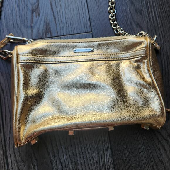 Rebecca Minkoff Gold Mini MAC Crossbody
Purse - Picture 2 of 9